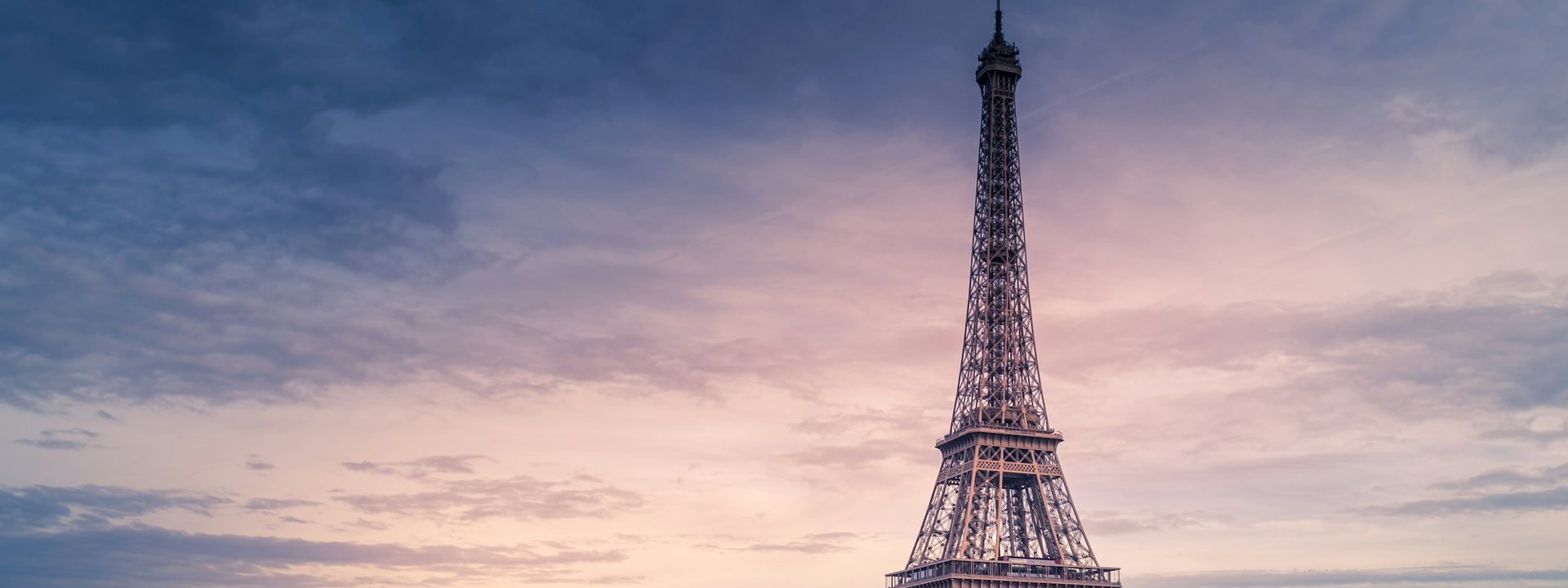Eiffel Tower at sunset, a trip planned with the ViaHub AI trip planner