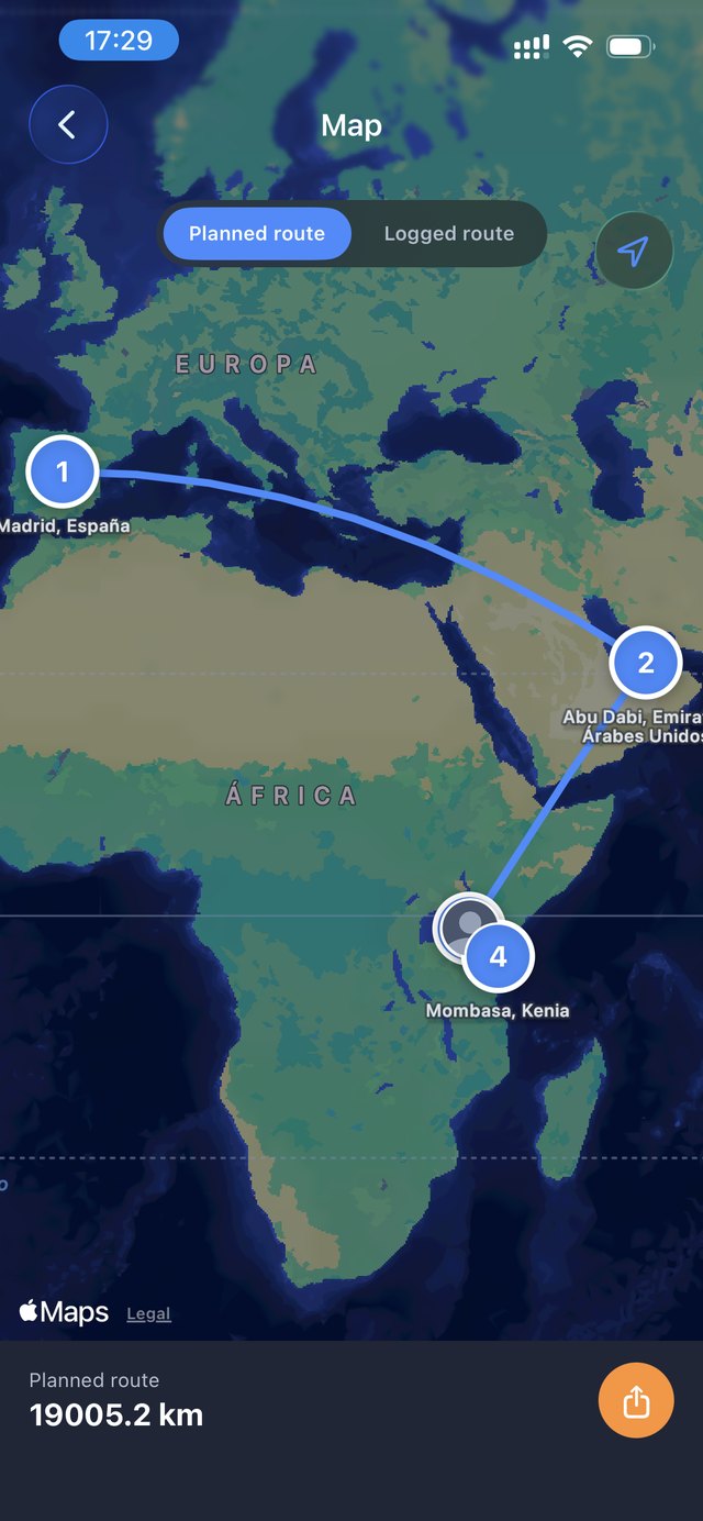 ViaHub – Planned Route